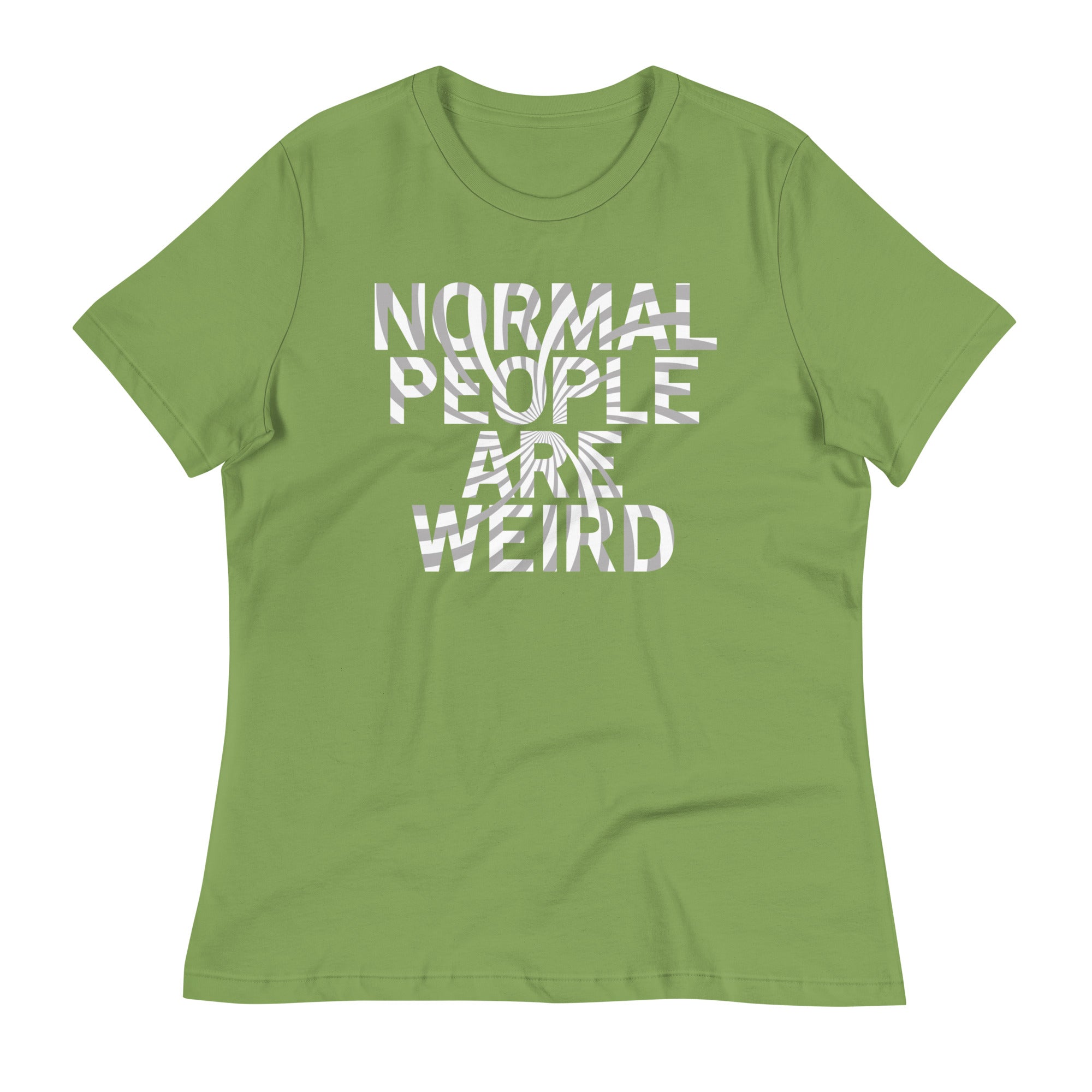 Normal People Are Weird Women's Signature Tee Hoodie, Sweatshirt | PureTeeCo.com (Image 4)