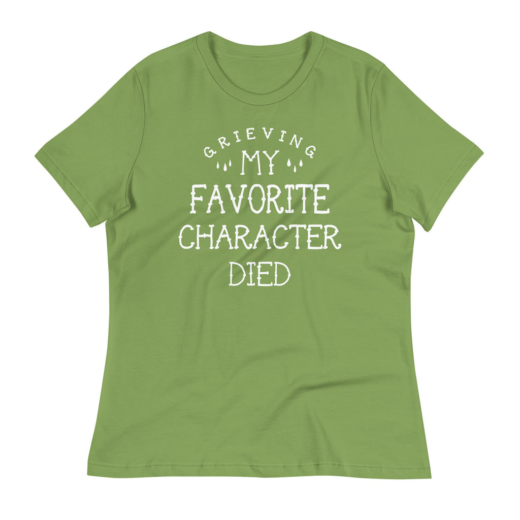 My Favorite Character Died Women's Signature Tee Hoodie, Sweatshirt | PureTeeCo.com (Image 4)