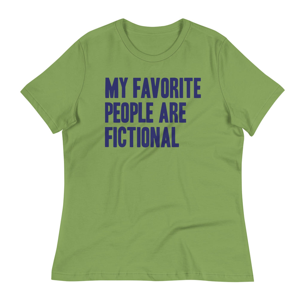 My Favorite People Are Fictional Women's Signature Tee Hoodie, Sweatshirt | PureTeeCo.com (Image 2)