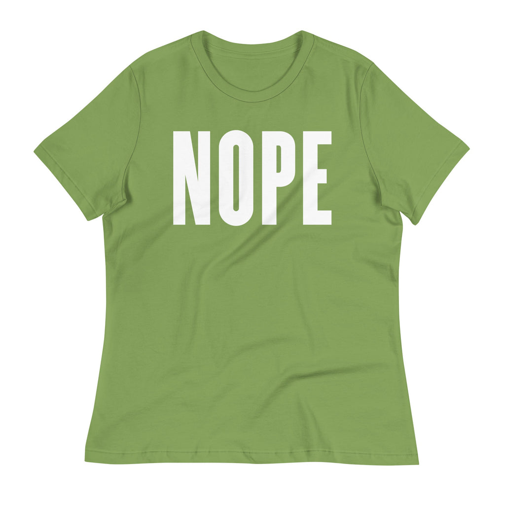 Nope Women's Signature Tee Hoodie, Sweatshirt | PureTeeCo.com (Image 4)