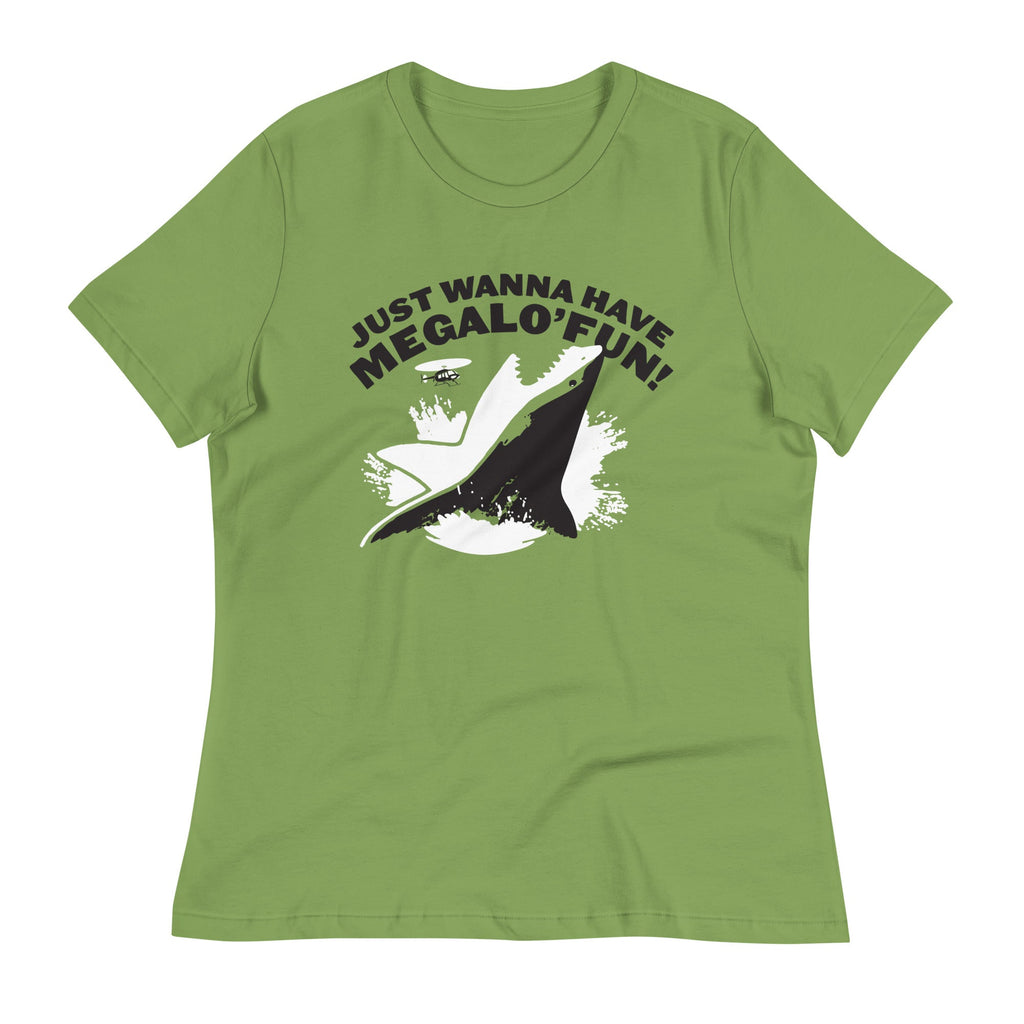 Just Wanna Have Megalo' Fun! Women's Signature Tee Hoodie, Sweatshirt | PureTeeCo.com (Image 3)