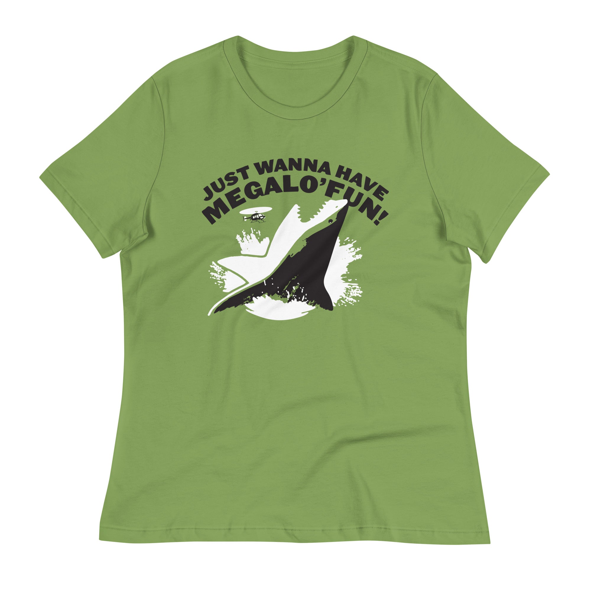 Just Wanna Have Megalo' Fun! Women's Signature Tee Hoodie, Sweatshirt | PureTeeCo.com (Image 3)