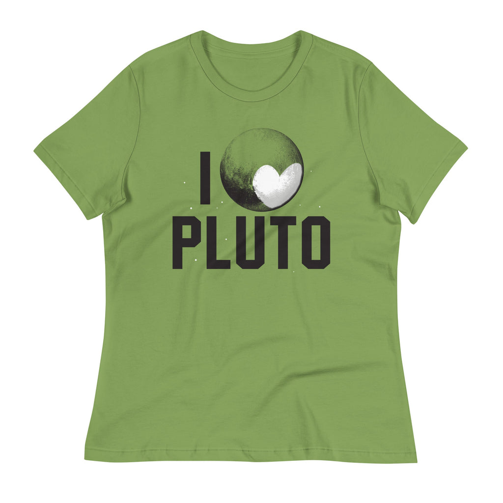 I Heart Pluto Women's Signature Tee Hoodie, Sweatshirt | PureTeeCo.com (Image 3)