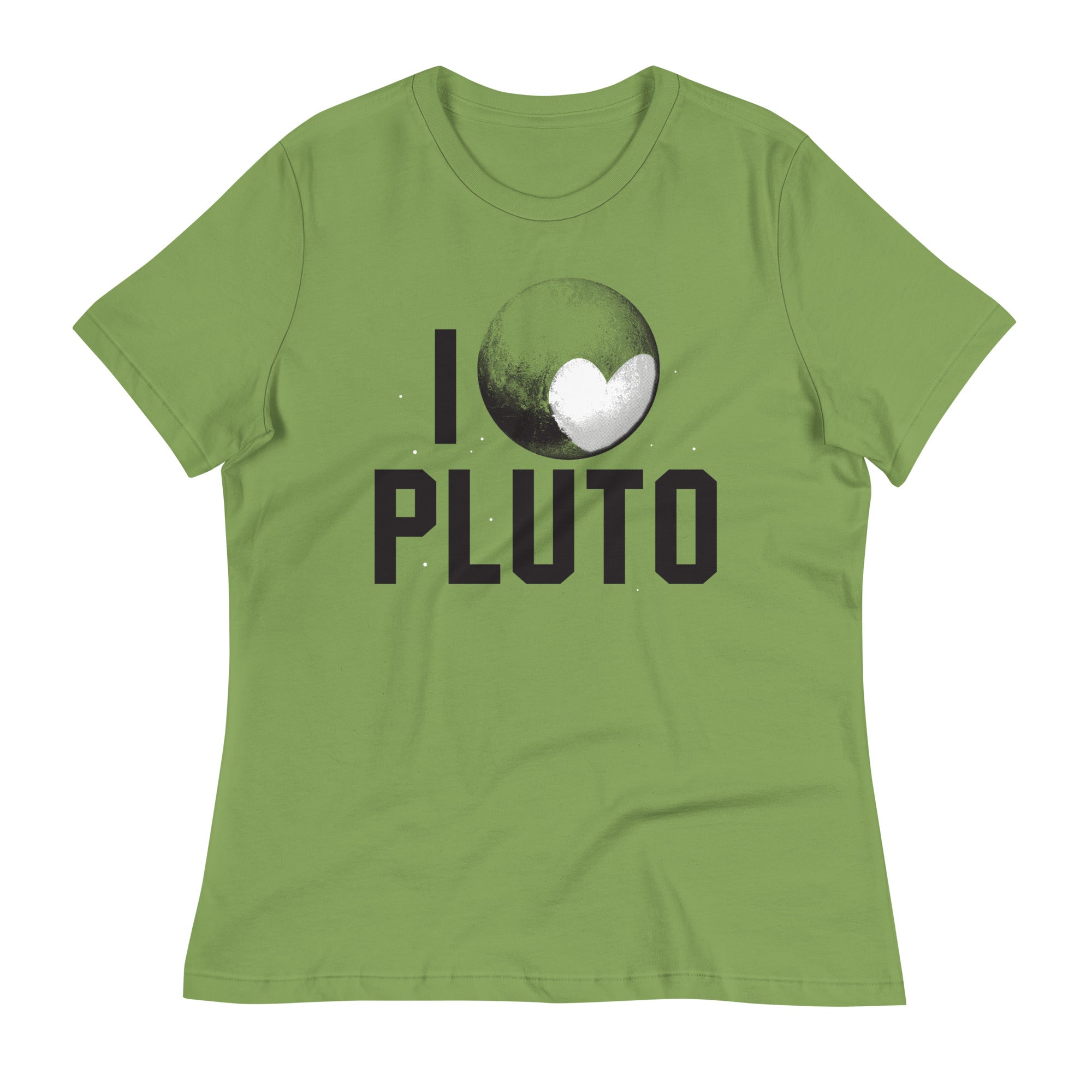 I Heart Pluto Women's Signature Tee Hoodie, Sweatshirt | PureTeeCo.com (Image 3)