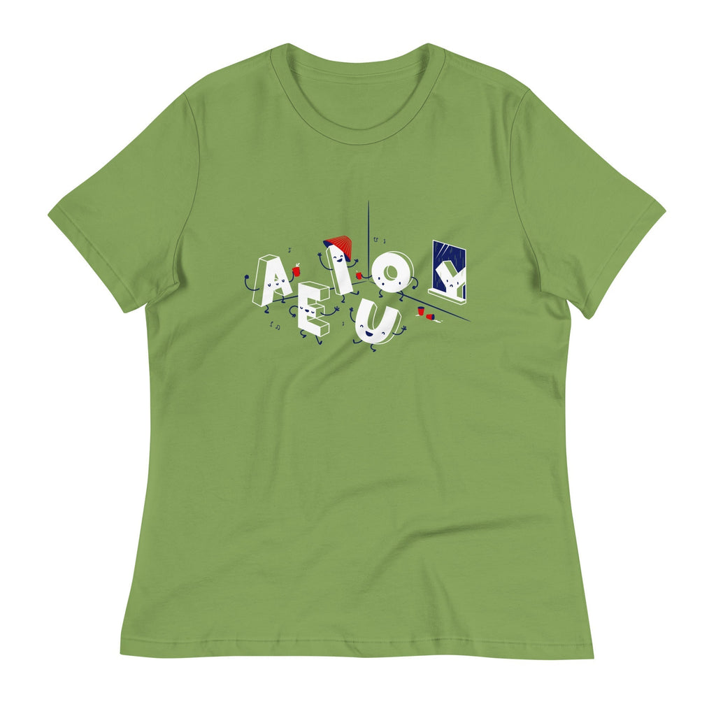 Vowel Party Time Women's Signature Tee Hoodie, Sweatshirt | PureTeeCo.com (Image 4)