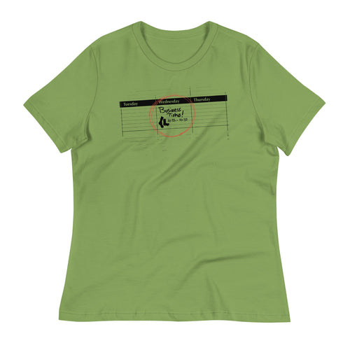 It's Business Time Women's Signature Tee Hoodie, Sweatshirt | PureTeeCo.com (Image 2)