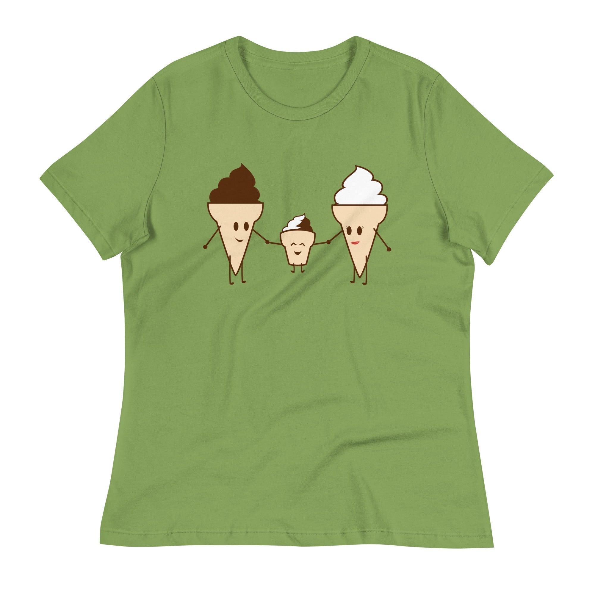 Ice Cream Family Women's Signature Tee Hoodie, Sweatshirt | PureTeeCo.com (Image 1)