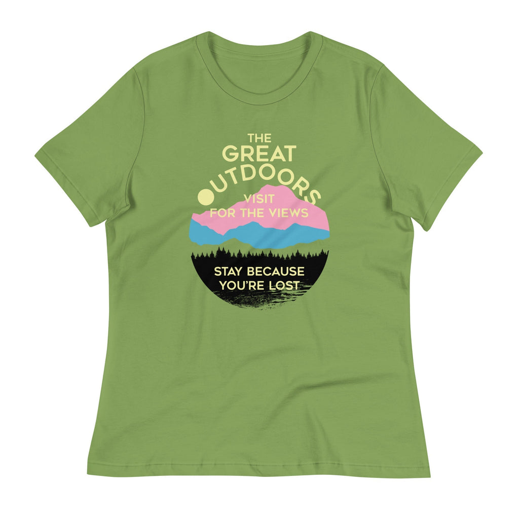 The Great Outdoors Women's Signature Tee Hoodie, Sweatshirt | PureTeeCo.com (Image 2)