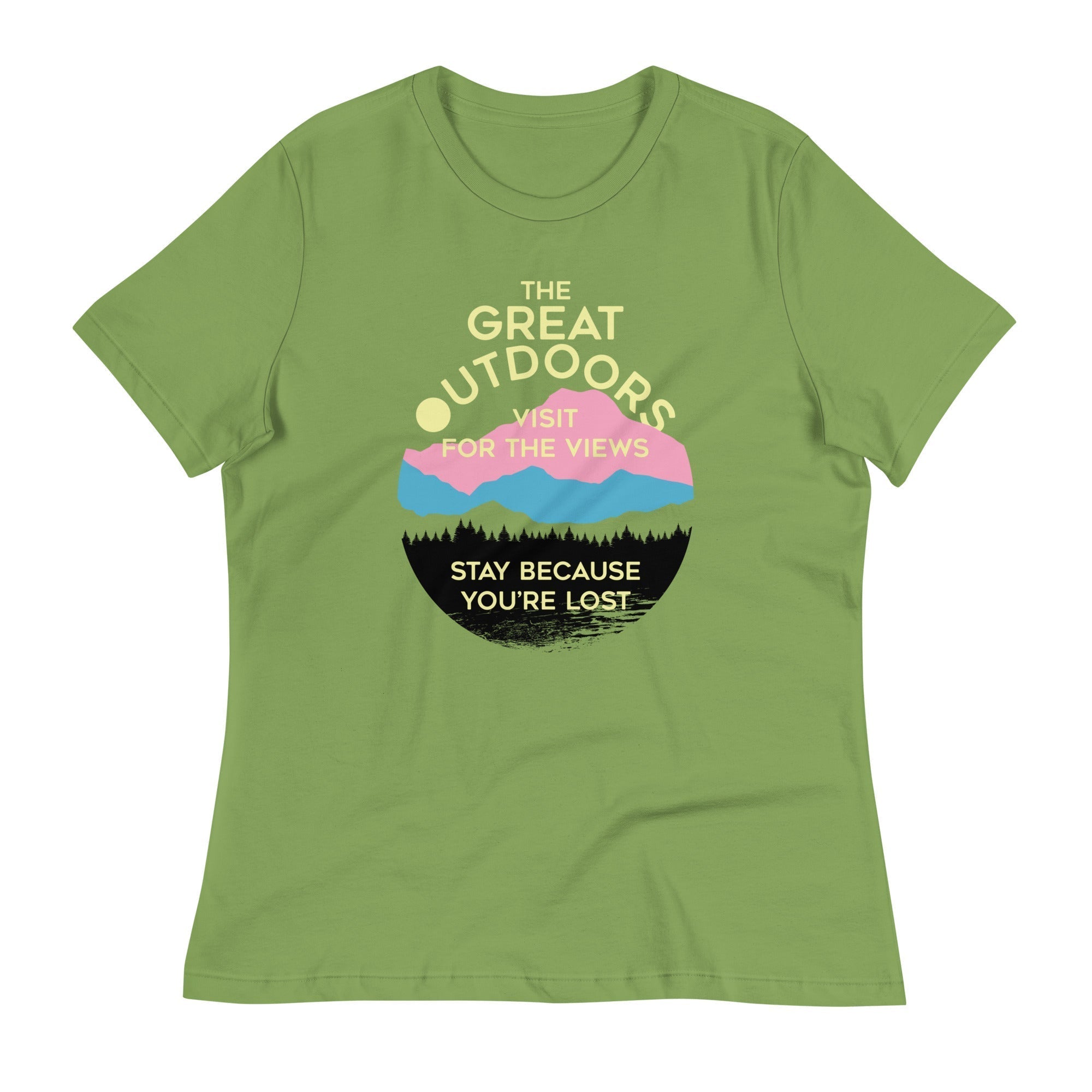 The Great Outdoors Women's Signature Tee Hoodie, Sweatshirt | PureTeeCo.com (Image 2)