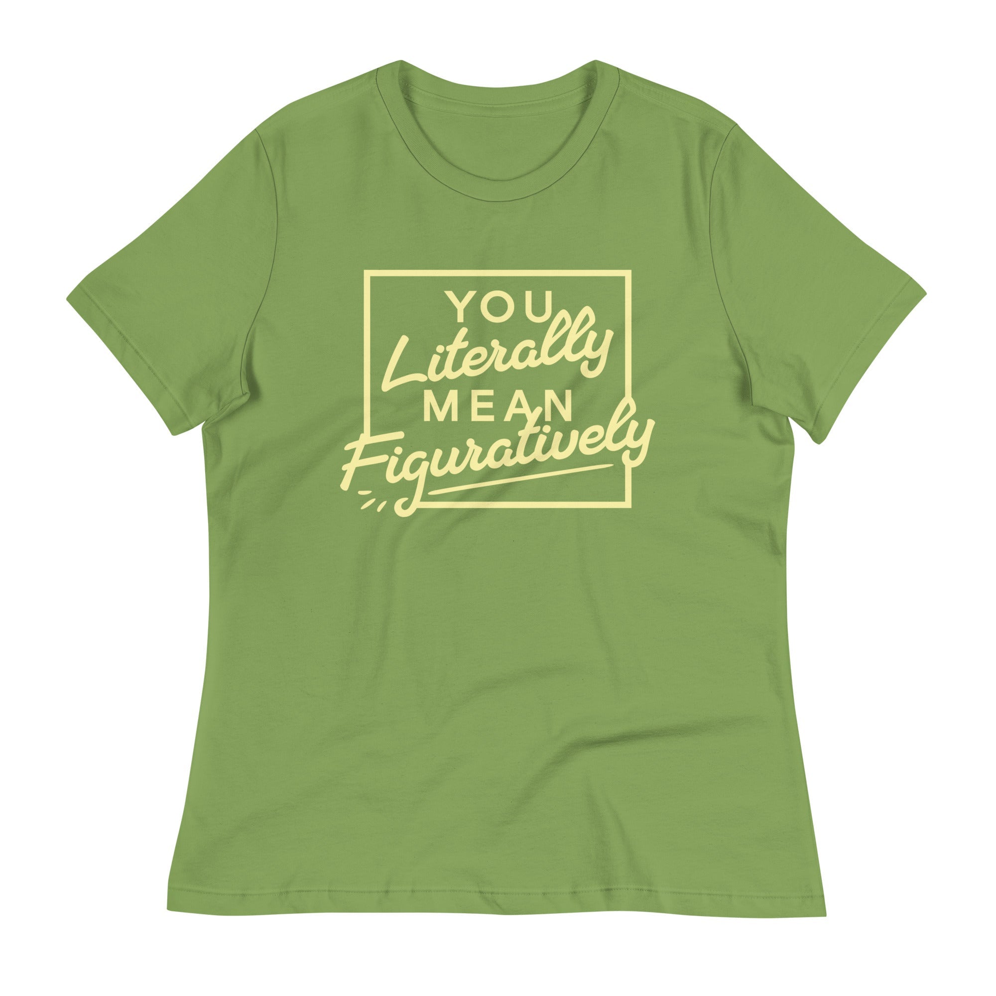 You Literally Mean Figuratively Women's Signature Tee Hoodie, Sweatshirt | PureTeeCo.com (Image 5)
