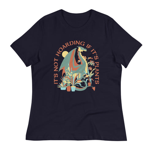 It's Not Hoarding If It's Plants Women's Signature Tee Hoodie, Sweatshirt | PureTeeCo.com (Image 1)