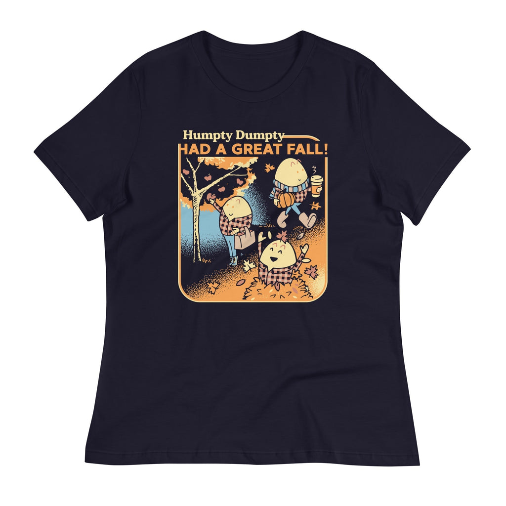 Humpty Dumpty Had A Great Fall Women's Signature Tee Hoodie, Sweatshirt | PureTeeCo.com (Image 1)