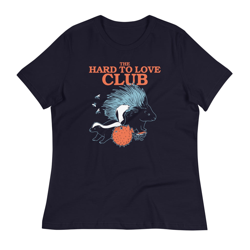 The Hard To Love Club Women's Signature Tee Hoodie, Sweatshirt | PureTeeCo.com (Image 1)