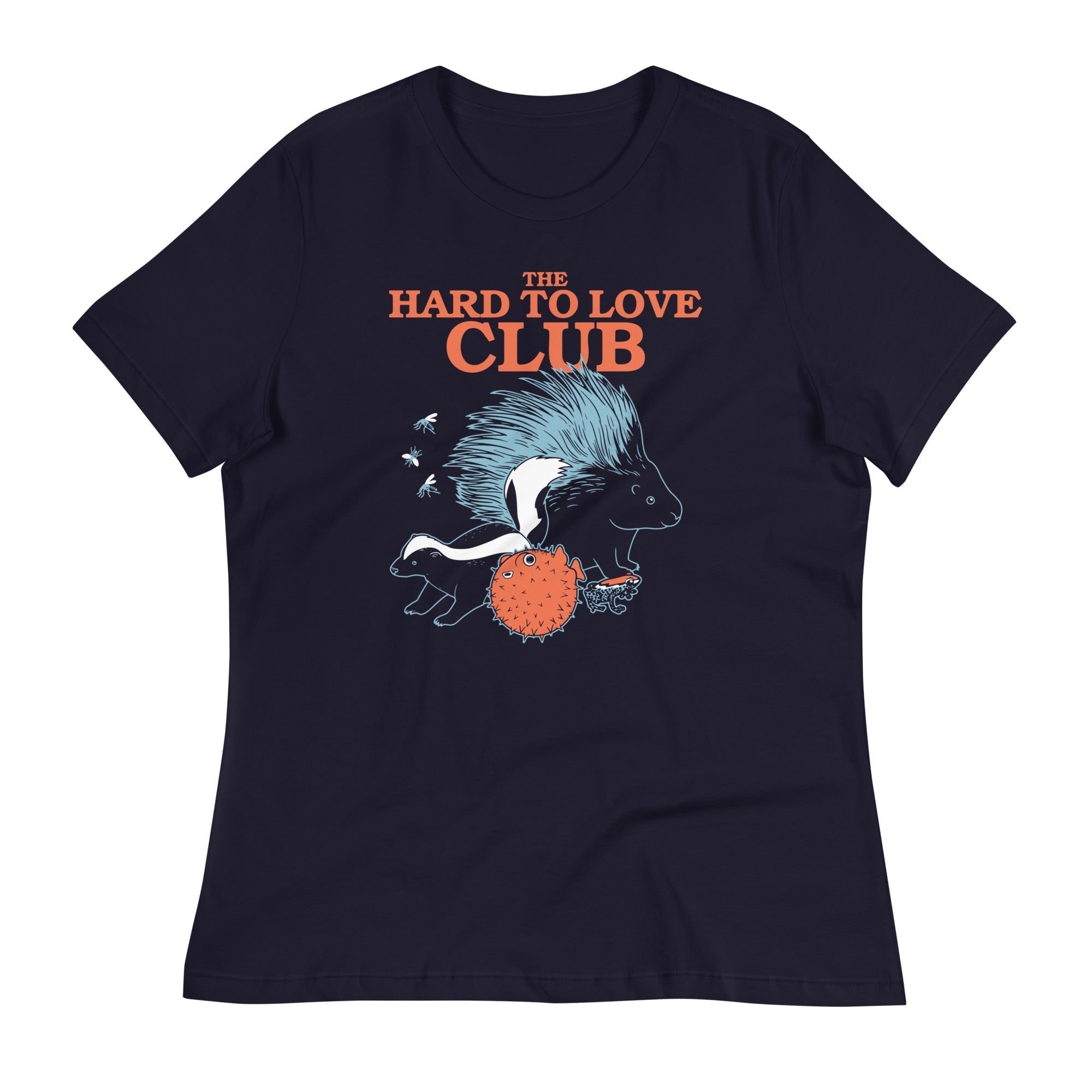 The Hard To Love Club Women's Signature Tee Hoodie, Sweatshirt | PureTeeCo.com (Image 1)