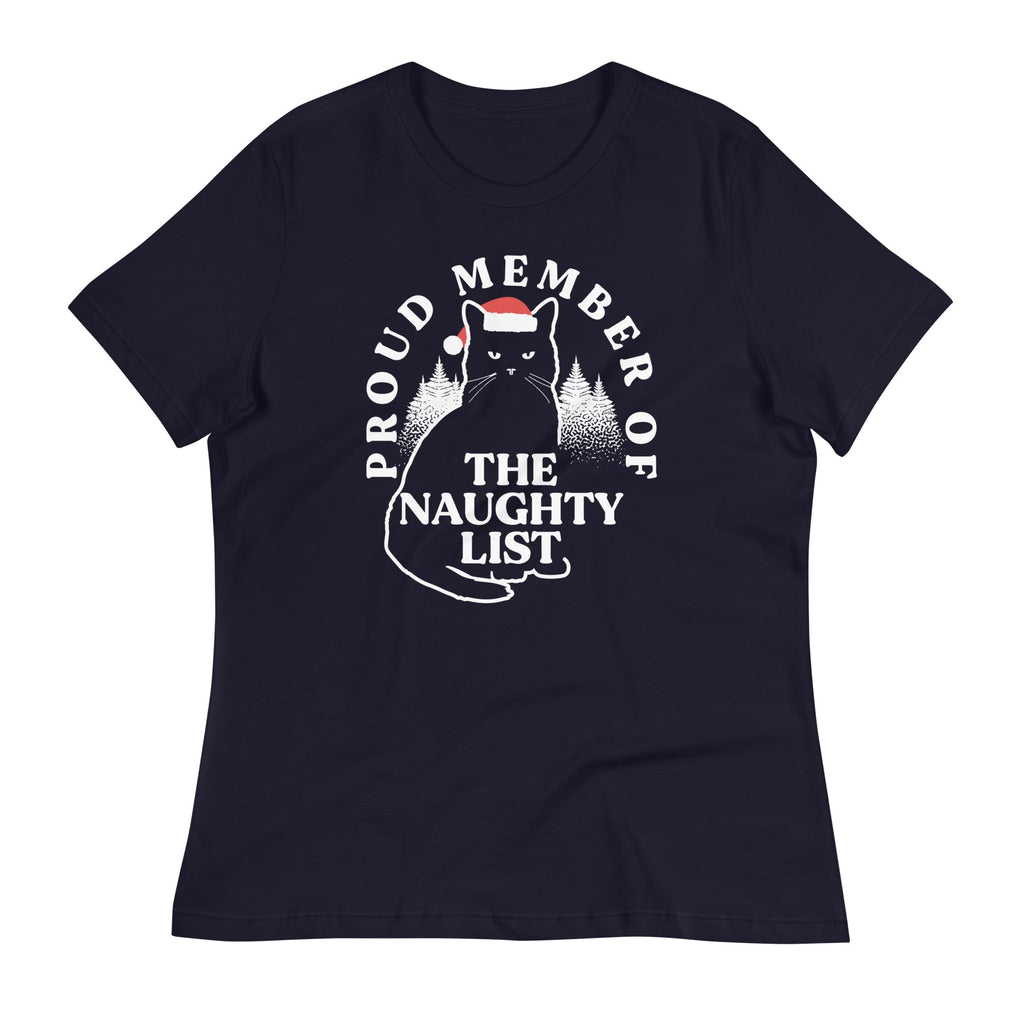 The Naughty List Women's Signature Tee Hoodie, Sweatshirt | PureTeeCo.com (Image 3)