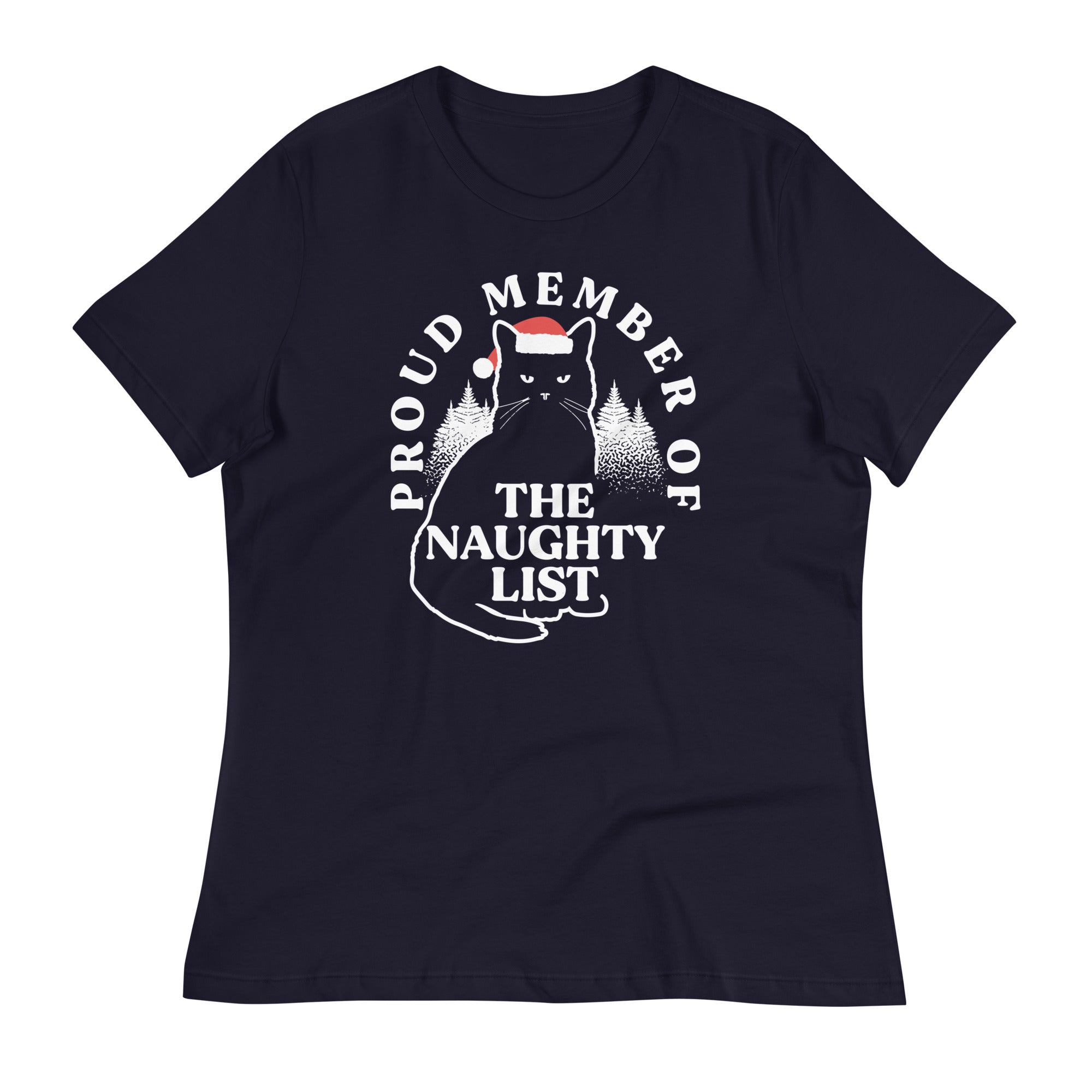 The Naughty List Women's Signature Tee Hoodie, Sweatshirt | PureTeeCo.com (Image 3)