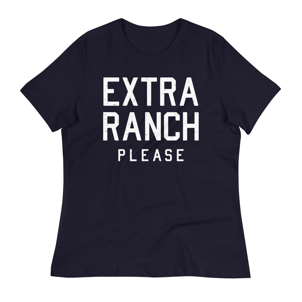 Extra Ranch Please Women's Signature Tee Hoodie, Sweatshirt | PureTeeCo.com (Image 1)