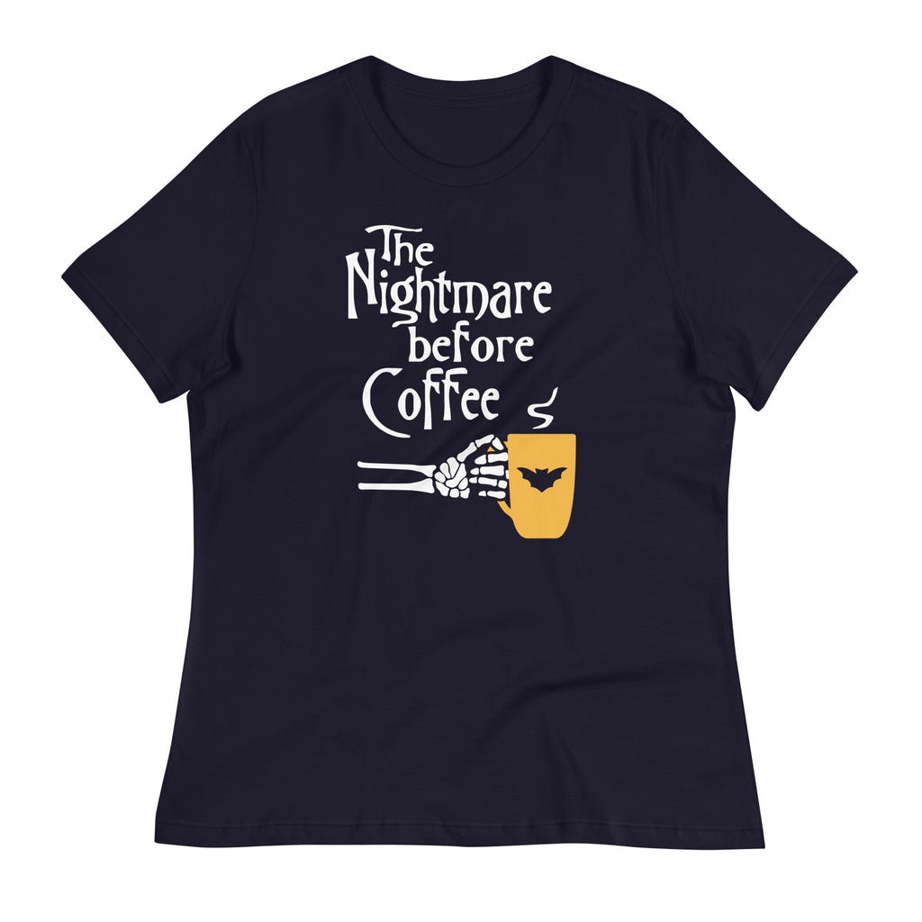 The Nightmare Before Coffee Women's Signature Tee Hoodie, Sweatshirt | PureTeeCo.com (Image 2)