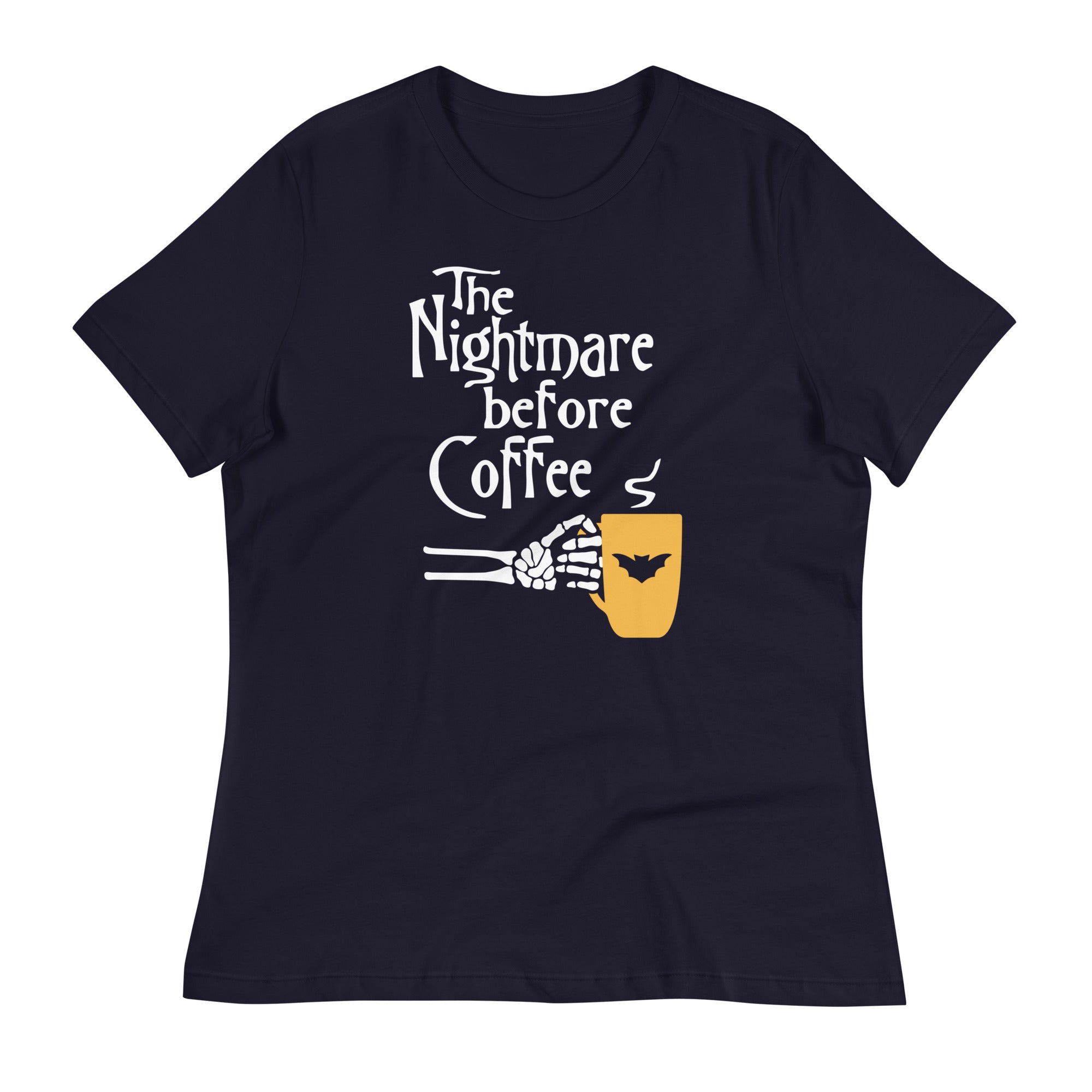 The Nightmare Before Coffee Women's Signature Tee Hoodie, Sweatshirt | PureTeeCo.com (Image 2)