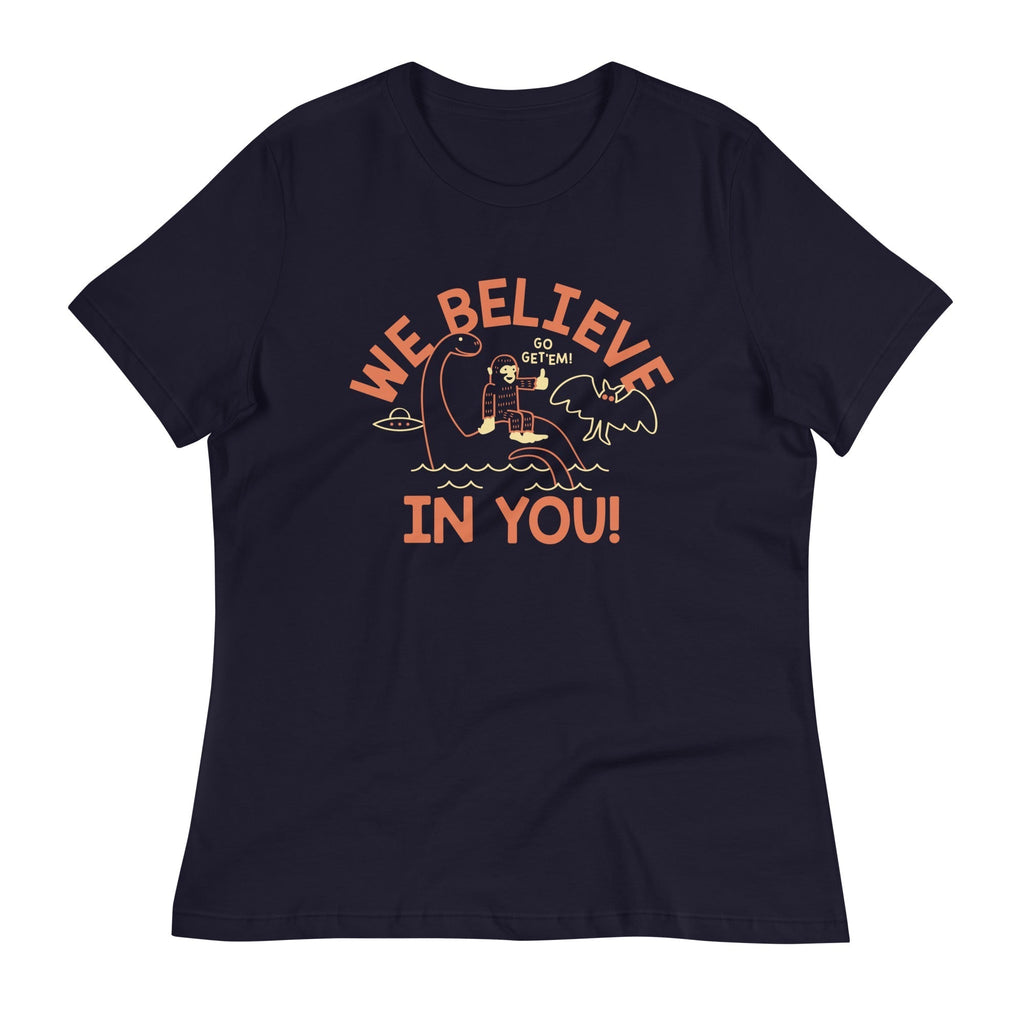 We Believe In You Women's Signature Tee Hoodie, Sweatshirt | PureTeeCo.com (Image 2)
