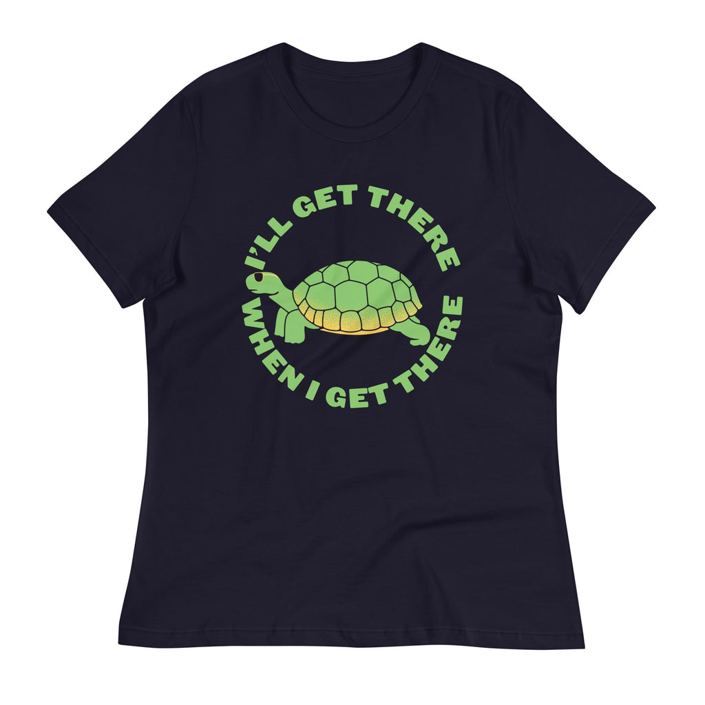 I'll Get There When I Get There Women's Signature Tee Hoodie, Sweatshirt | PureTeeCo.com (Image 1)