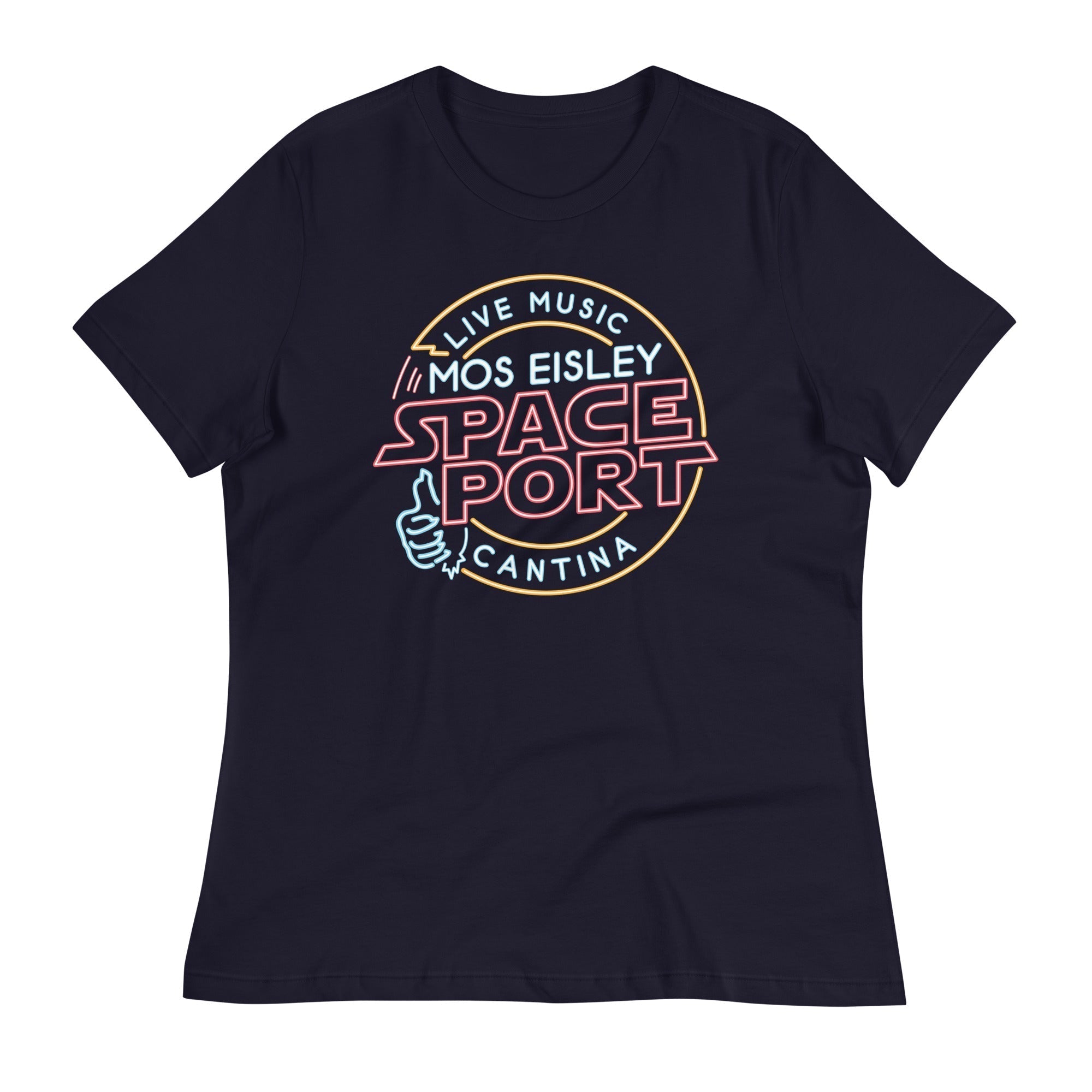 Mos Eisley Space Port Women's Signature Tee Hoodie, Sweatshirt | PureTeeCo.com (Image 2)