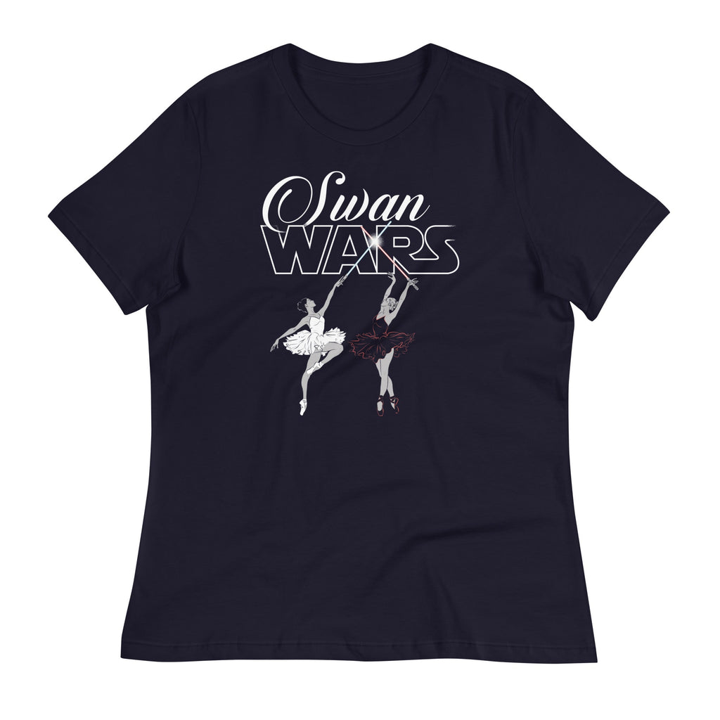 Swan Wars Women's Signature Tee Hoodie, Sweatshirt | PureTeeCo.com (Image 2)