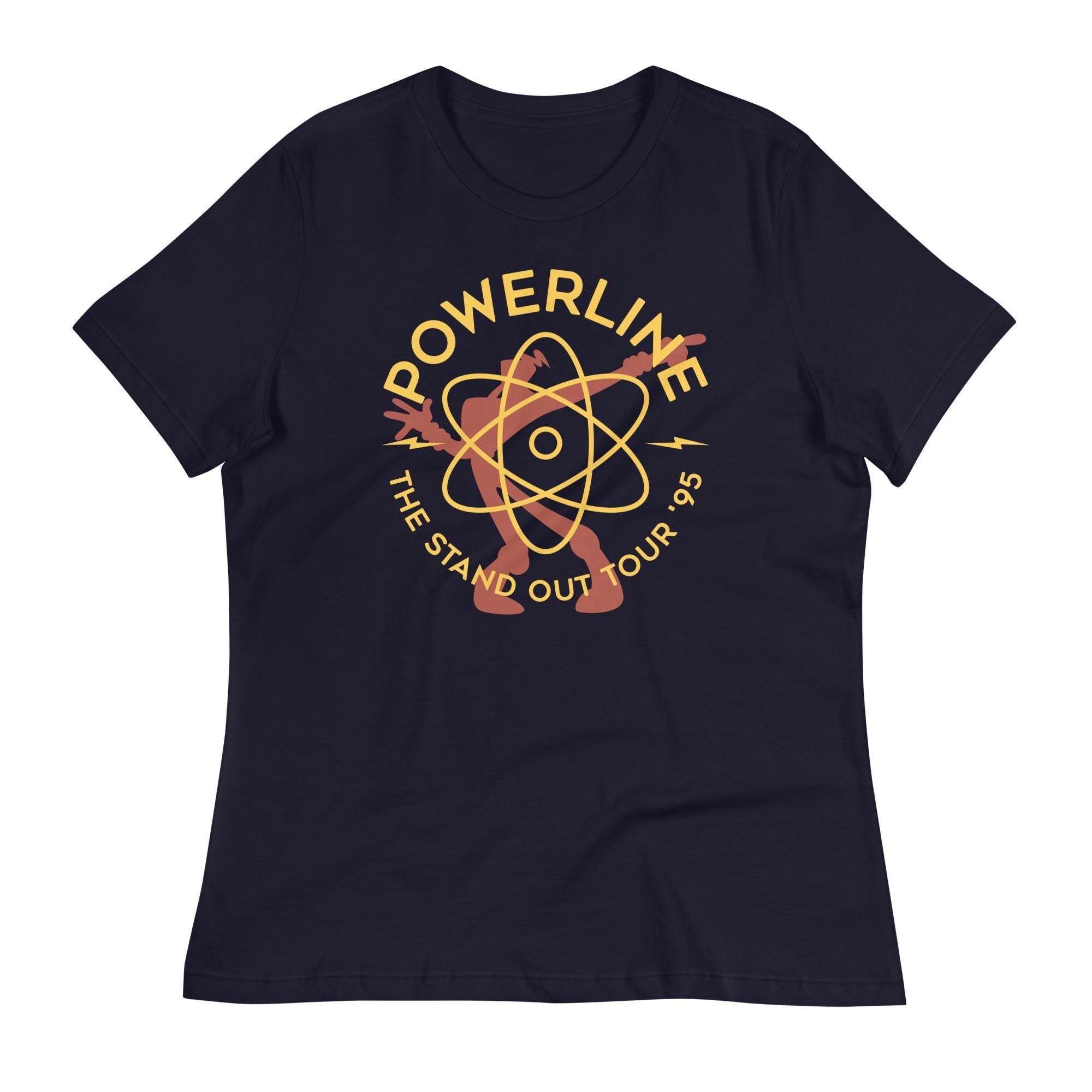 Powerline Women's Signature Tee Hoodie, Sweatshirt | PureTeeCo.com (Image 2)