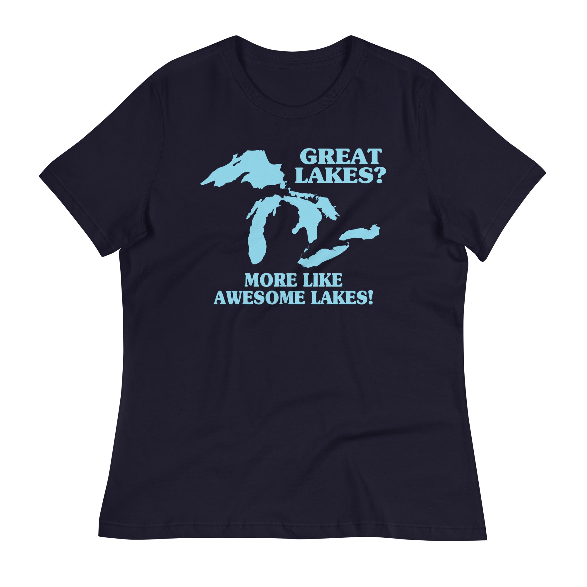 Great Lakes? Women's Signature Tee Hoodie, Sweatshirt | PureTeeCo.com (Image 1)