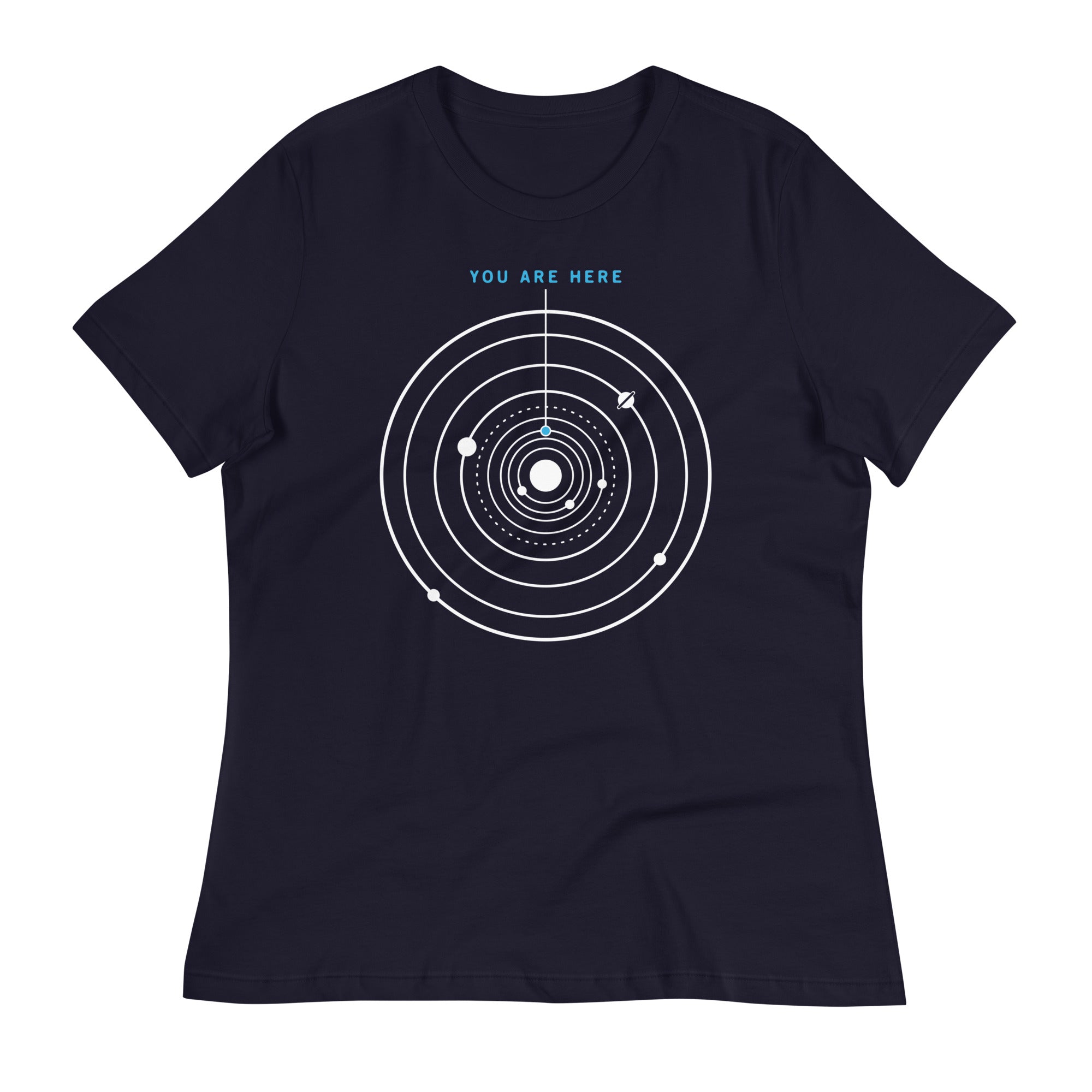 You Are Here Women's Signature Tee Hoodie, Sweatshirt | PureTeeCo.com (Image 2)