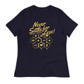 Never Settle For Less Women's Signature Tee Hoodie, Sweatshirt | PureTeeCo.com (Image 1)