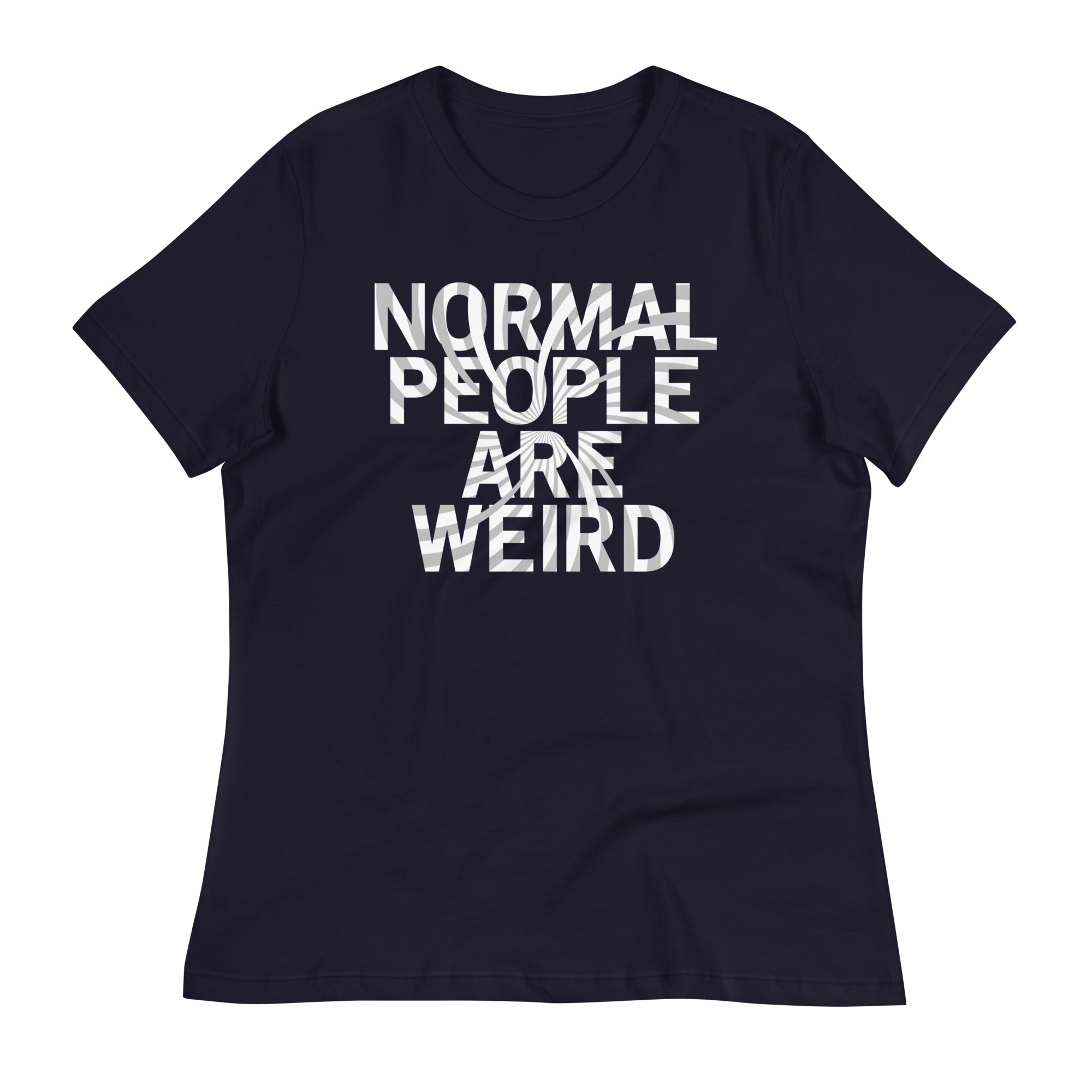 Normal People Are Weird Women's Signature Tee Hoodie, Sweatshirt | PureTeeCo.com (Image 2)
