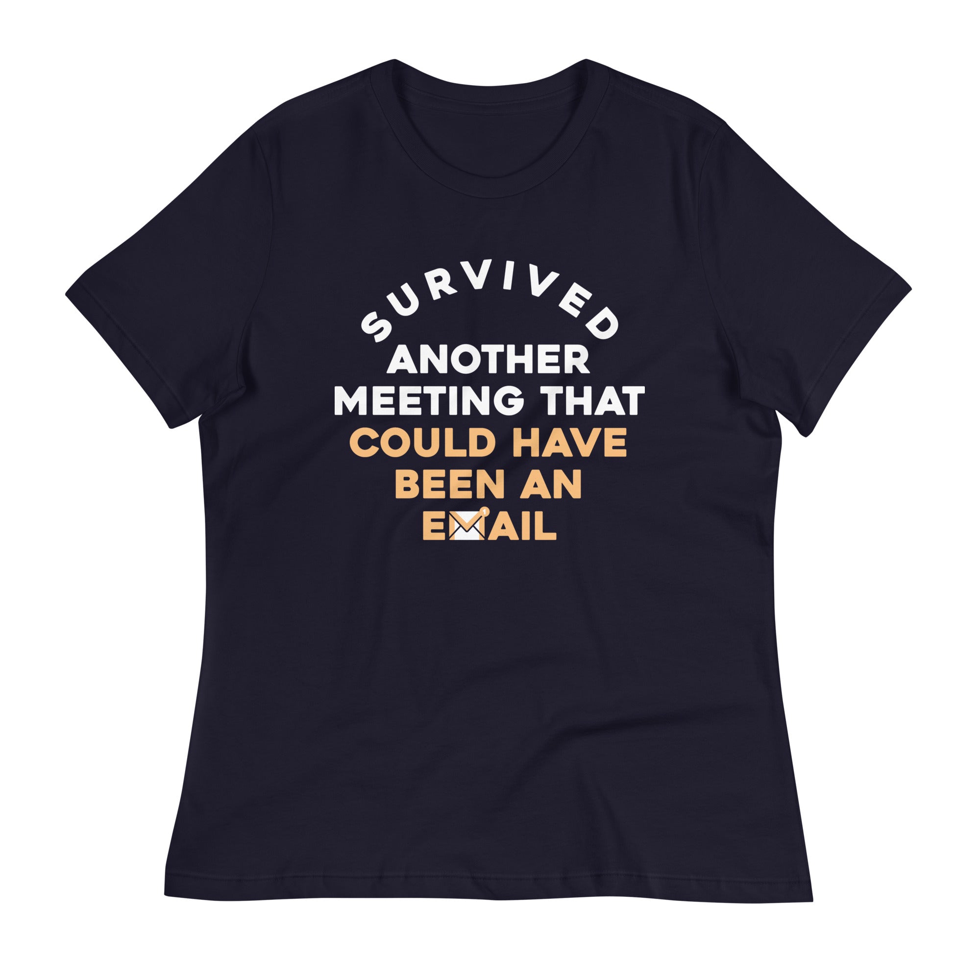 Survived Another Meeting Women's Signature Tee Hoodie, Sweatshirt | PureTeeCo.com (Image 2)
