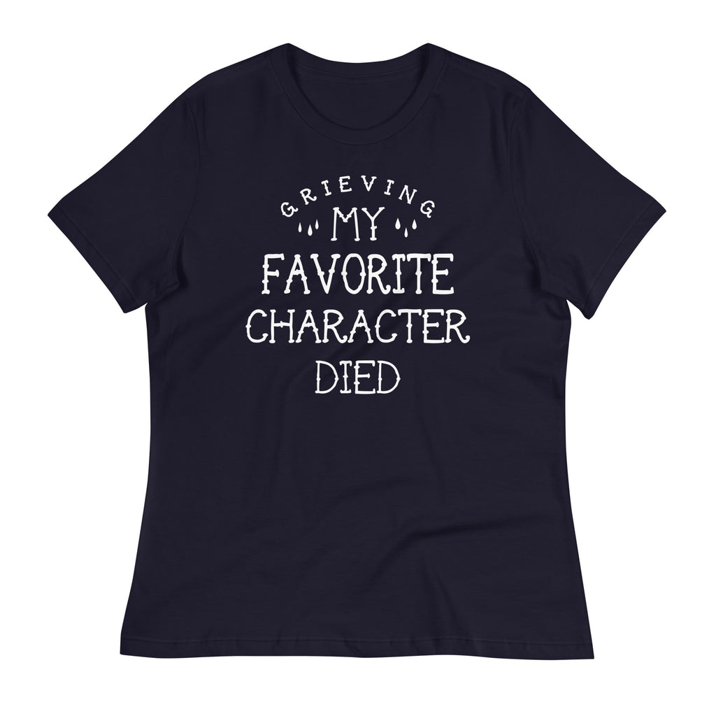 My Favorite Character Died Women's Signature Tee Hoodie, Sweatshirt | PureTeeCo.com (Image 2)