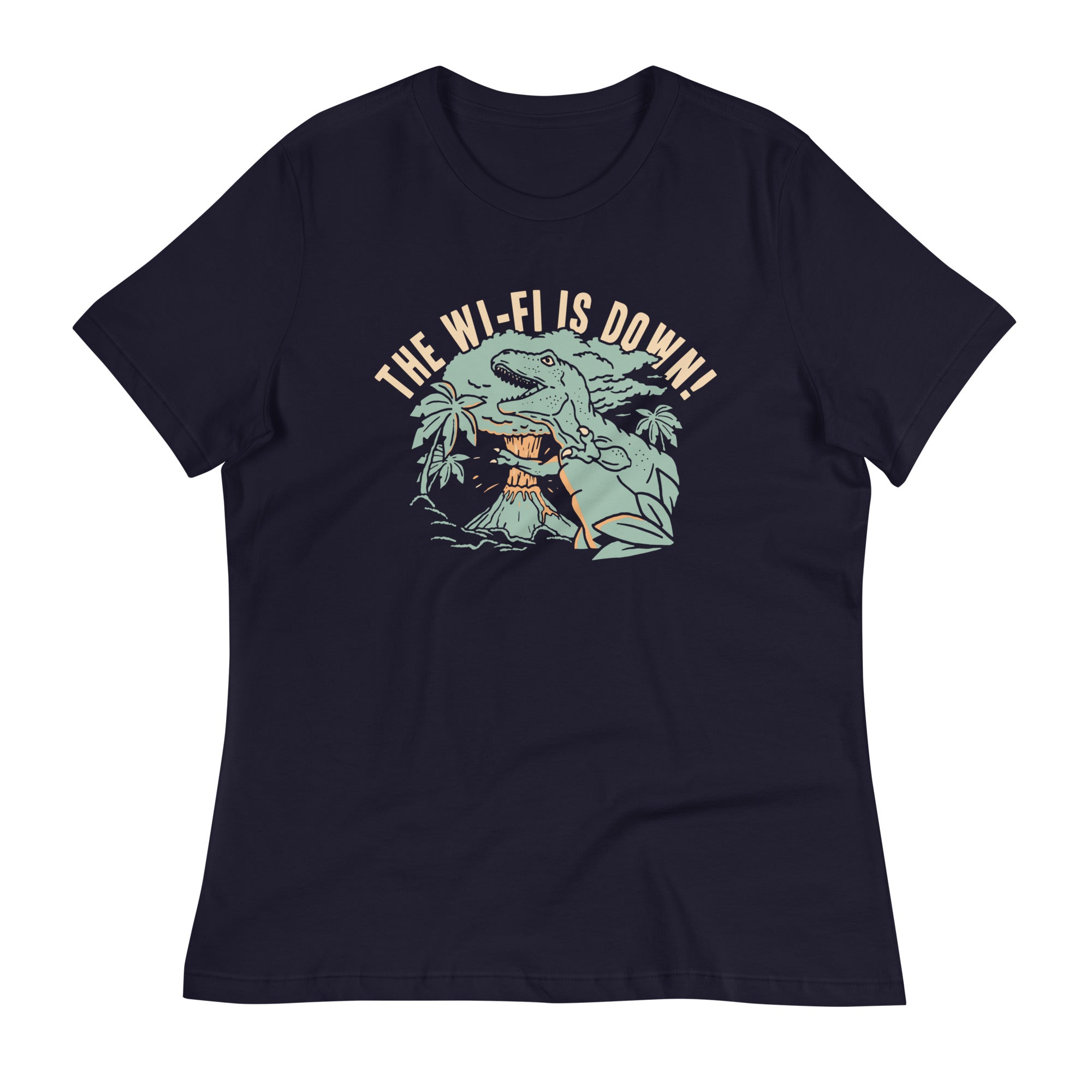 The Wi-Fi Is Down! Women's Signature Tee Hoodie, Sweatshirt | PureTeeCo.com (Image 1)