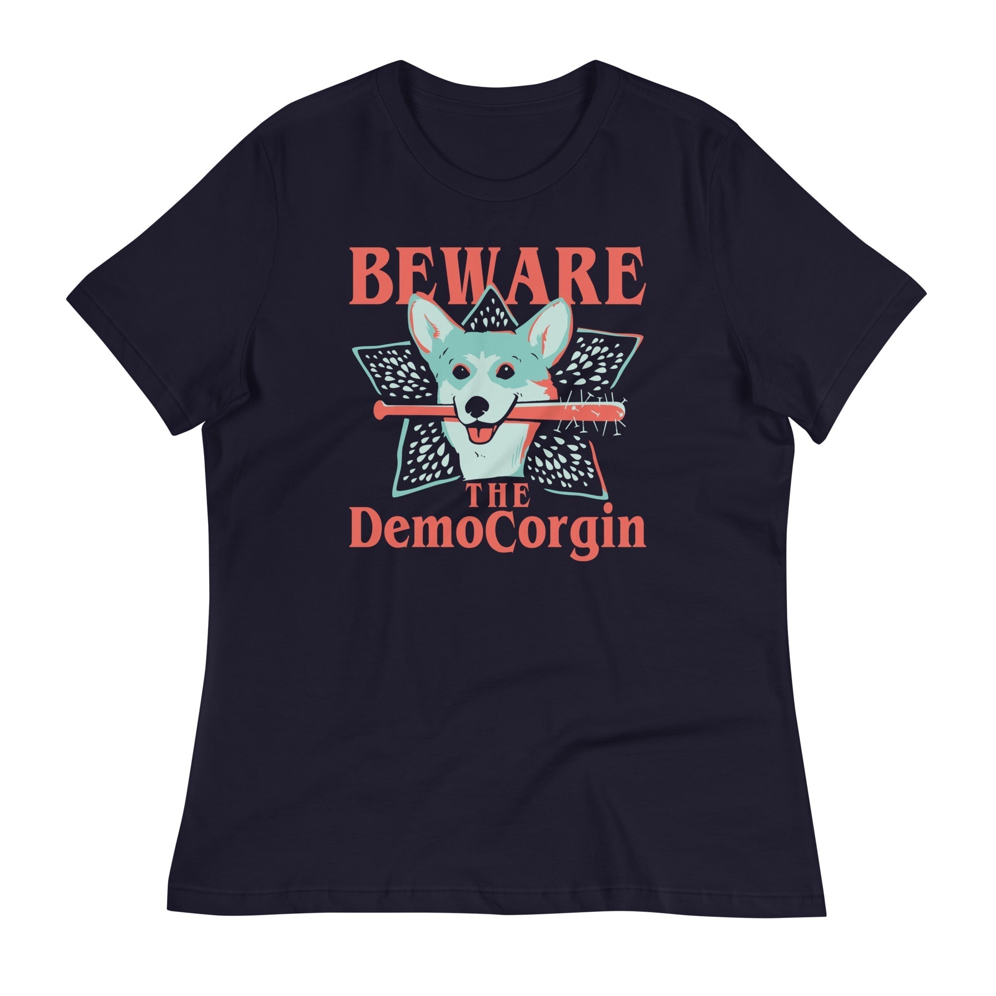 The DemoCorgin Women's Signature Tee Hoodie, Sweatshirt | PureTeeCo.com (Image 2)