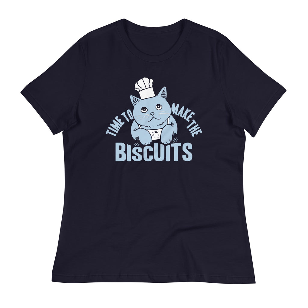 Time To Make The Biscuits Women's Signature Tee Hoodie, Sweatshirt | PureTeeCo.com (Image 1)