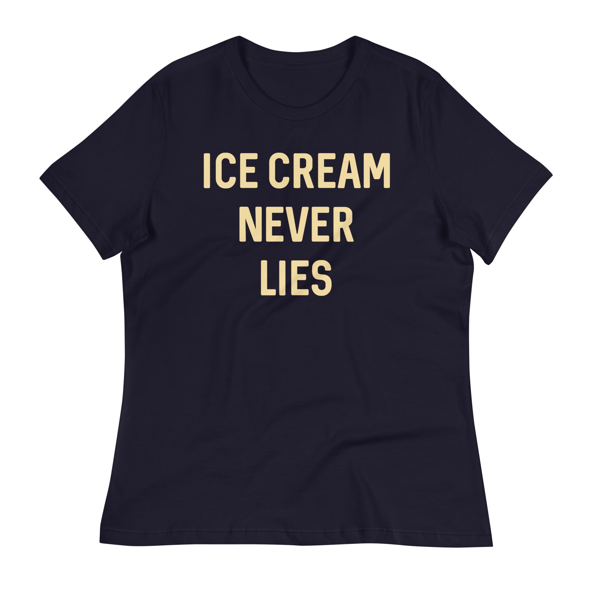 Ice Cream Never Lies Women's Signature Tee Hoodie, Sweatshirt | PureTeeCo.com (Image 2)