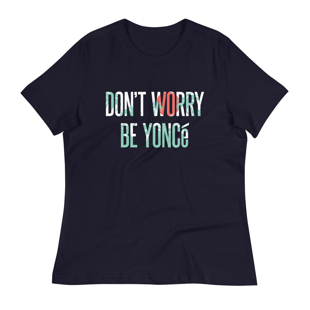 Don't Worry Be Yonce Women's Signature Tee Hoodie, Sweatshirt | PureTeeCo.com (Image 2)