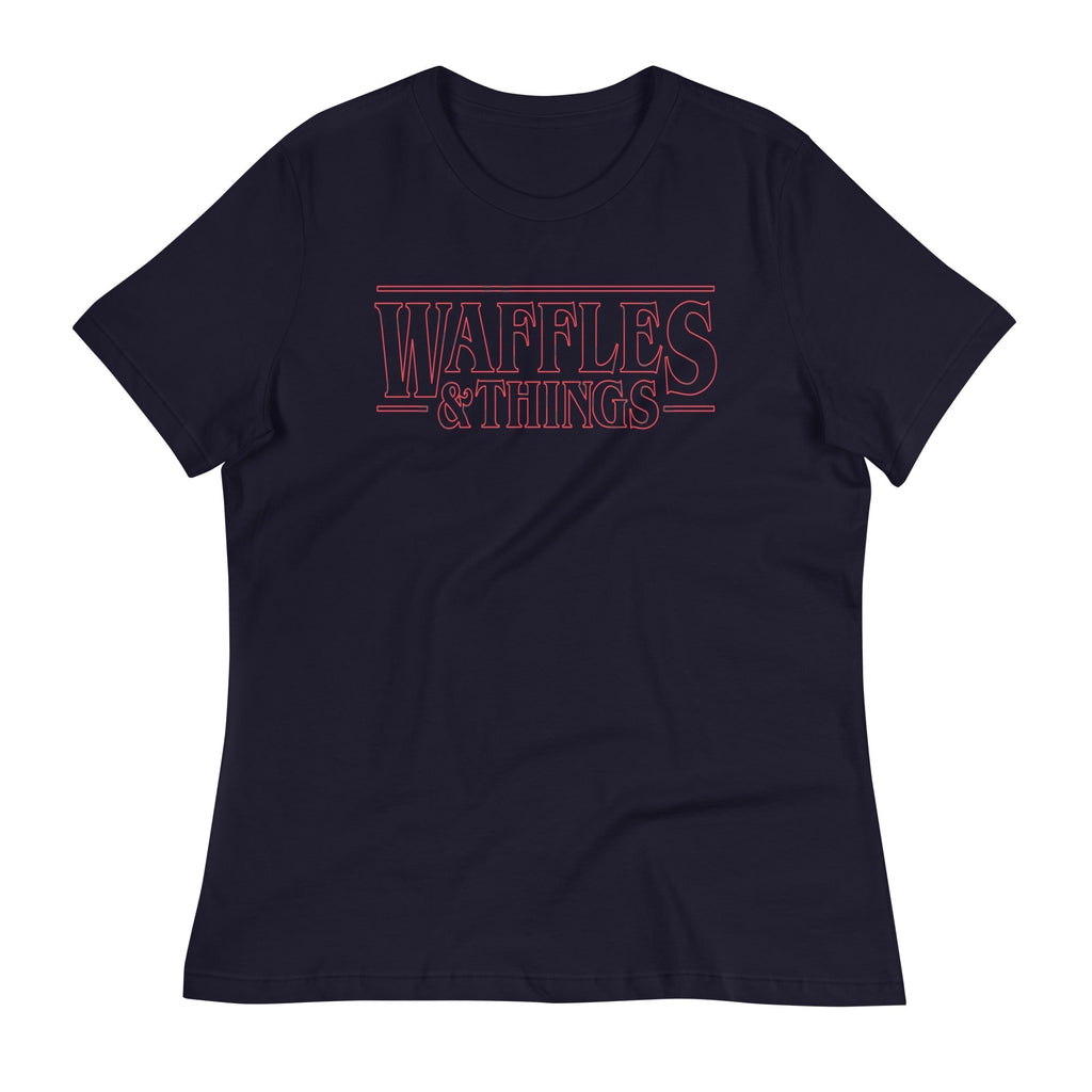 Waffles & Things Women's Signature Tee Hoodie, Sweatshirt | PureTeeCo.com (Image 2)