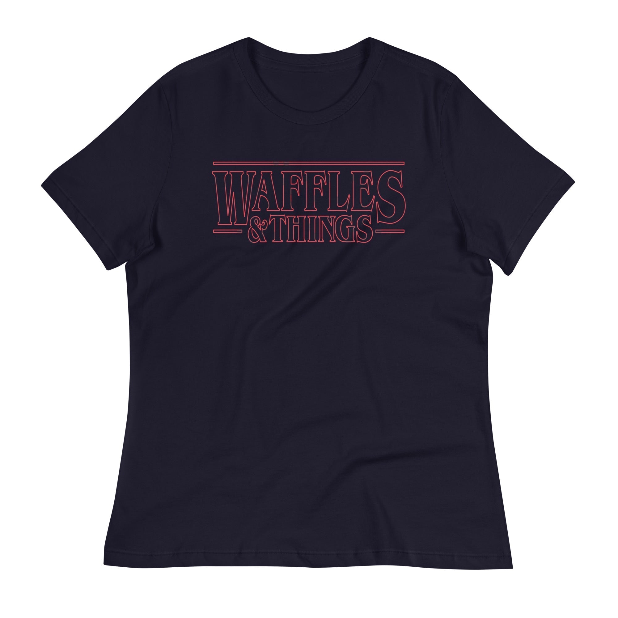 Waffles & Things Women's Signature Tee Hoodie, Sweatshirt | PureTeeCo.com (Image 2)