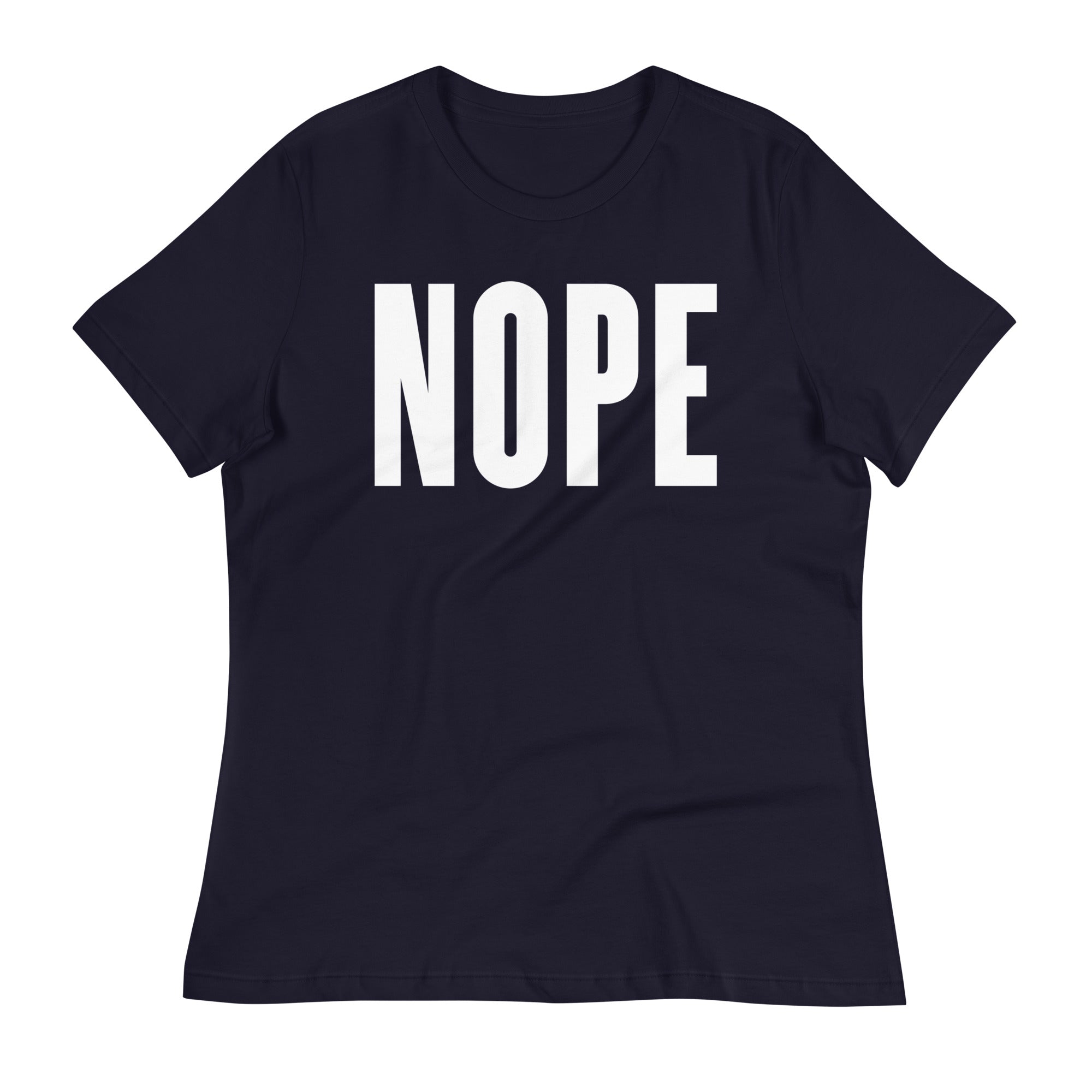 Nope Women's Signature Tee Hoodie, Sweatshirt | PureTeeCo.com (Image 2)