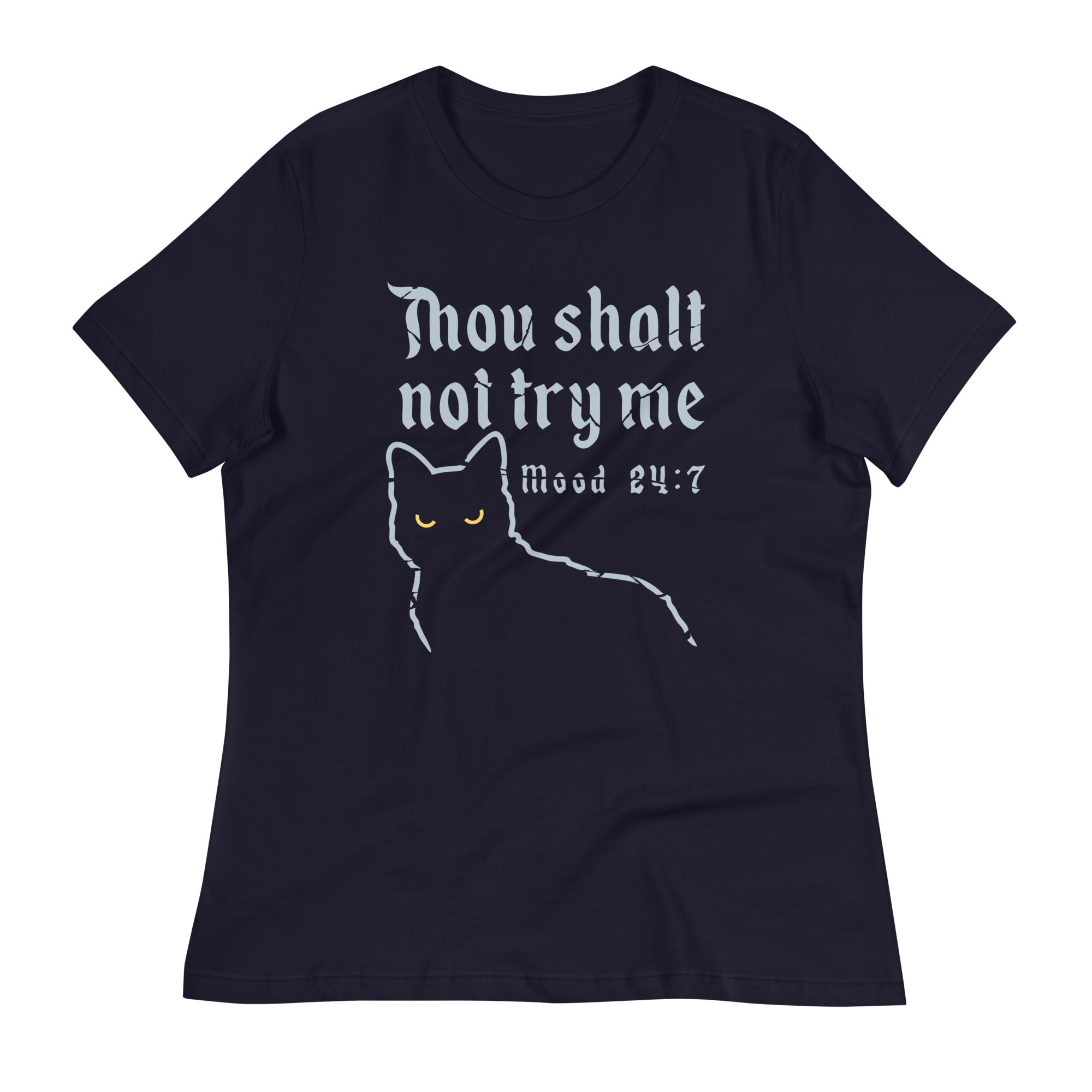 Thou Shalt Not Try Me Women's Signature Tee Hoodie, Sweatshirt | PureTeeCo.com (Image 2)