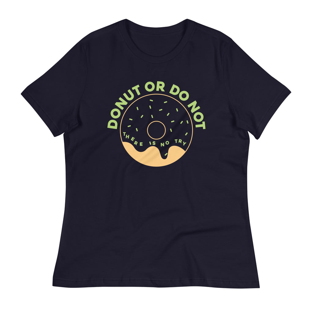 Donut Or Do Not Women's Signature Tee Hoodie, Sweatshirt | PureTeeCo.com (Image 2)