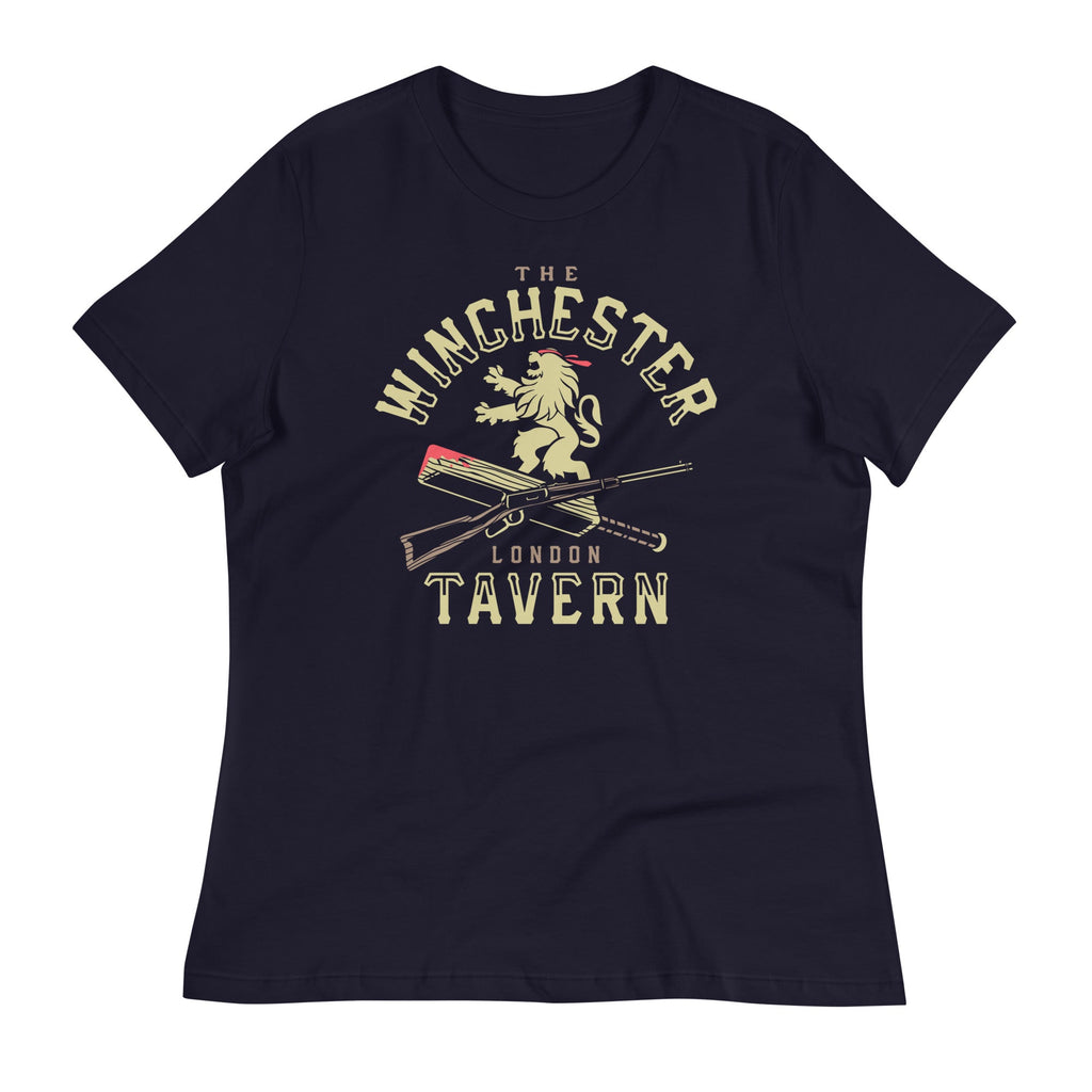 The Winchester Tavern Women's Signature Tee Hoodie, Sweatshirt | PureTeeCo.com (Image 2)