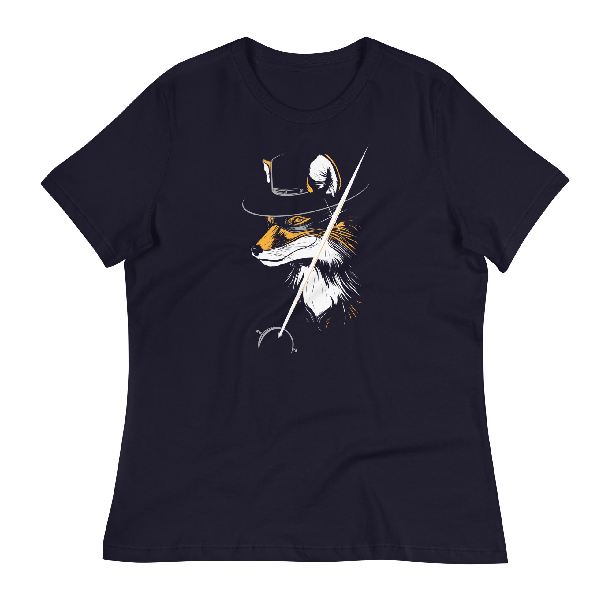 The Fox Women's Signature Tee Hoodie, Sweatshirt | PureTeeCo.com (Image 1)