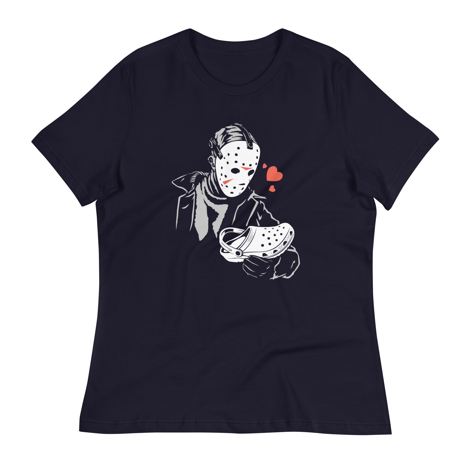 Jason Loves Crocs Women's Signature Tee Hoodie, Sweatshirt | PureTeeCo.com (Image 3)
