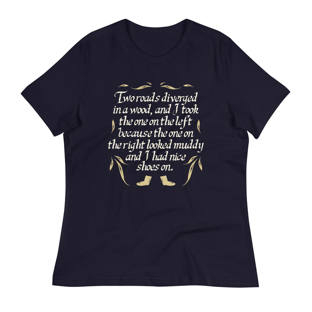 Two Roads Diverged Women's Signature Tee Hoodie, Sweatshirt | PureTeeCo.com (Image 1)