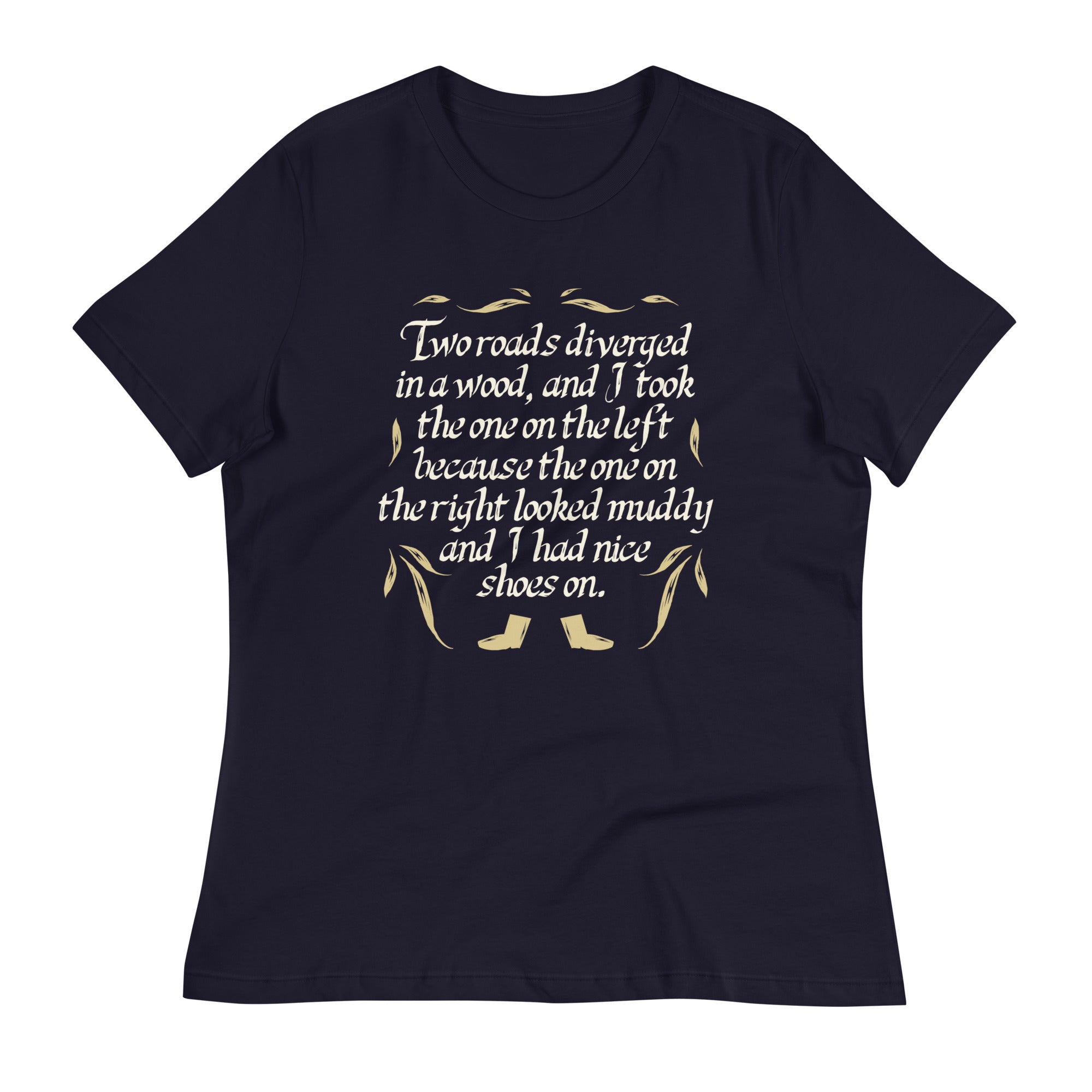 Two Roads Diverged Women's Signature Tee Hoodie, Sweatshirt | PureTeeCo.com (Image 1)