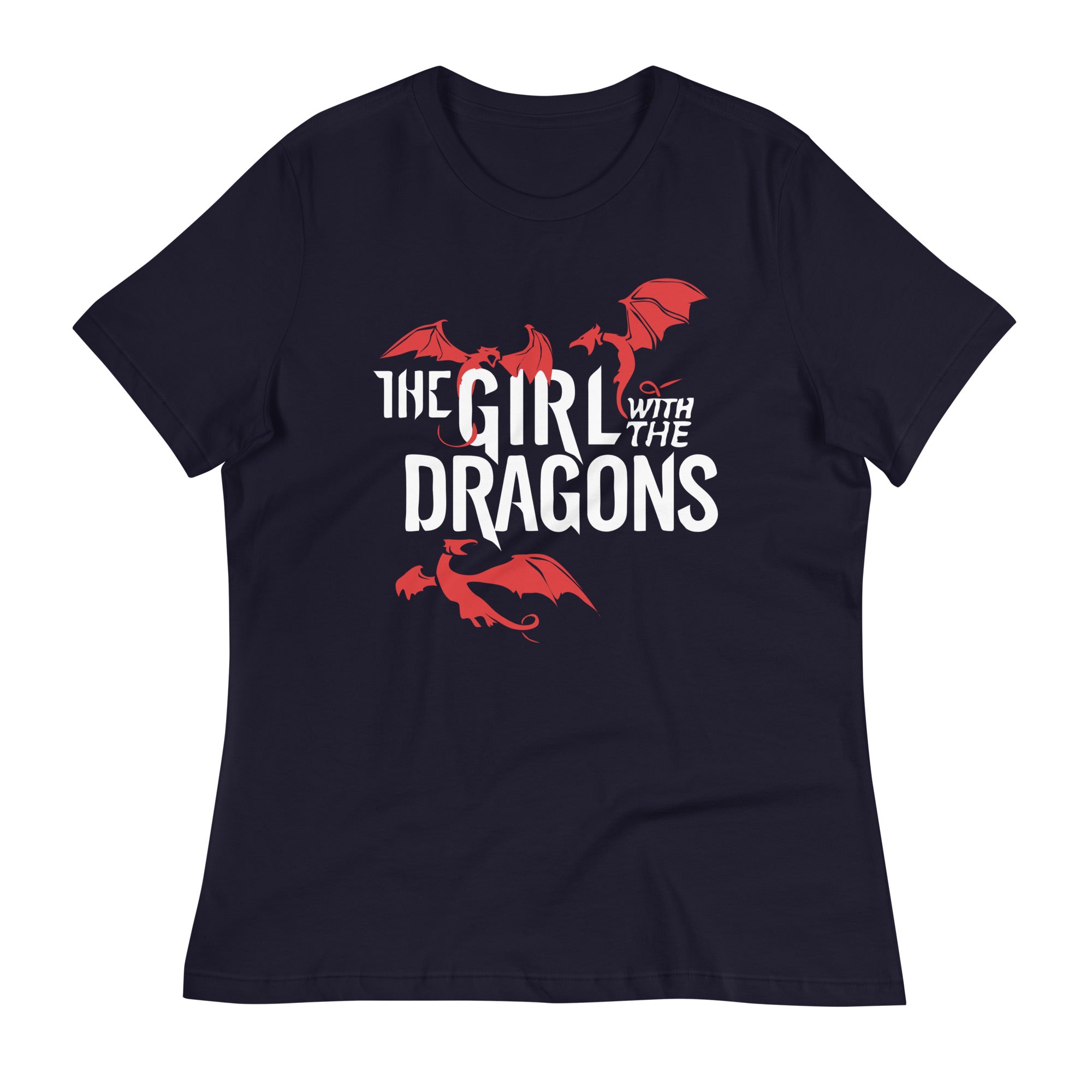 The Girl With The Dragons Women's Signature Tee Hoodie, Sweatshirt | PureTeeCo.com (Image 2)